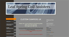 Desktop Screenshot of leafspringassister.co.uk