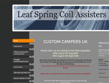 Tablet Screenshot of leafspringassister.co.uk
